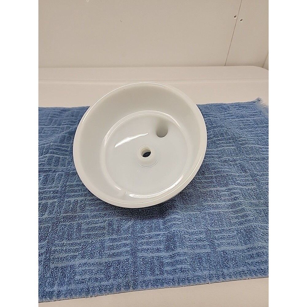 Sunbeam Milk Glass Juice Extractor Bowl Vintage Made In The USA